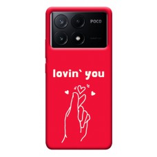 TPU чехол Demsky Loving you для Xiaomi Poco X6