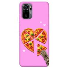 TPU чохол Demsky Pizza Love для Xiaomi Redmi Note 10 / Note 10s