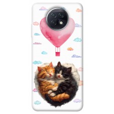 TPU чохол Demsky Animals love 3 для Xiaomi Redmi Note 9 5G / Note 9T