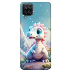 TPU чохол Demsky Білий дракоша для Samsung Galaxy A12