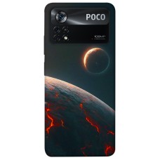 TPU чехол Demsky Lava planet для Xiaomi Poco X4 Pro 5G