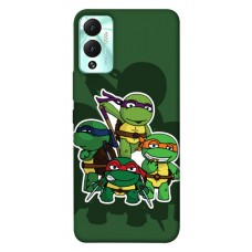 TPU чохол Demsky Green turtles для Infinix Hot 12 Play