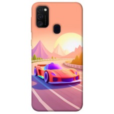 TPU чехол Demsky Машинка на заході сонця для Samsung Galaxy M30s / M21