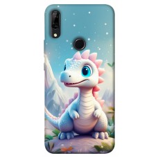 TPU чехол Demsky Білий дракоша для Huawei P Smart Z