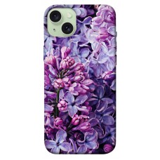 TPU чехол Demsky Violet blossoms для Apple iPhone 15 Plus (6.7")