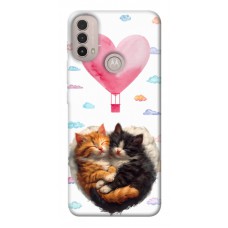 TPU чохол Demsky Animals love 3 для Motorola Moto E40