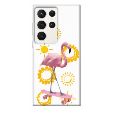 TPU чехол Demsky Fantasy Fauna 4 для Samsung Galaxy S23 Ultra