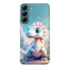 TPU чехол Demsky Білий дракоша для Samsung Galaxy S22