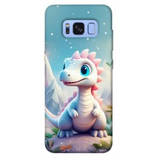 TPU чохол Demsky Білий дракоша для Samsung G950 Galaxy S8