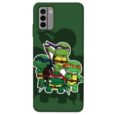 TPU чохол Demsky Green turtles для Nokia G22