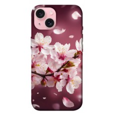 TPU чехол Demsky Sakura для Apple iPhone 15 (6.1")