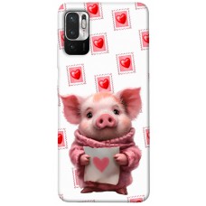 TPU чохол Demsky Animals love 6 для Xiaomi Redmi Note 10 5G