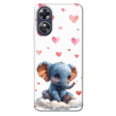 TPU чохол Demsky Animals love 7 для Oppo A17