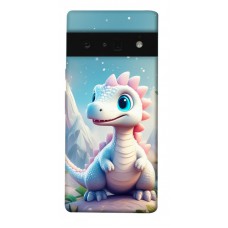 TPU чохол Demsky Білий дракоша для Google Pixel 6 Pro