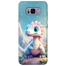 TPU чохол Demsky Білий дракоша для Samsung G955 Galaxy S8 Plus