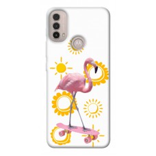 TPU чехол Demsky Fantasy Fauna 4 для Motorola Moto E40