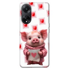 TPU чохол Demsky Animals love 6 для Oppo A58 4G