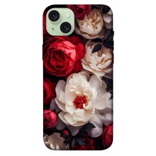 TPU чехол Demsky Velvet roses для Apple iPhone 15 Plus (6.7")