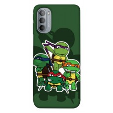 TPU чохол Demsky Green turtles для Motorola Moto G31