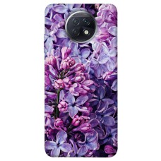 TPU чехол Demsky Violet blossoms для Xiaomi Redmi Note 9 5G / Note 9T