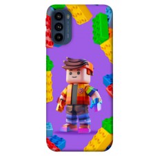 TPU чехол Demsky Colorful constructor для Motorola Moto G41