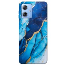 TPU чохол Demsky Blue marble для Motorola Moto G84