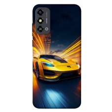 TPU чохол Demsky Yellow Porsche для ZTE Blade A53