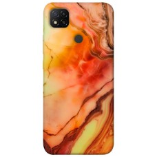 TPU чохол Demsky Червоний корал мармур для Xiaomi Redmi 9C