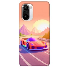 TPU чохол Demsky Машинка на заході сонця для Xiaomi Redmi K40 / K40 Pro / K40 Pro+ / Poco F3