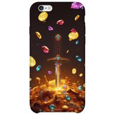 TPU чохол Demsky Gold sword для Apple iPhone 6/6s (4.7")