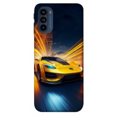 TPU чохол Demsky Yellow Porsche для Motorola Moto G41