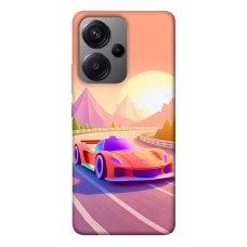 TPU чохол Demsky Машинка на заході сонця для Xiaomi Redmi Note 13 Pro+