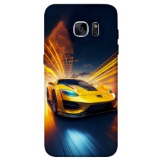 TPU чохол Demsky Yellow Porsche для Samsung G935F Galaxy S7 Edge