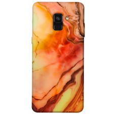 TPU чохол Demsky Червоний корал мармур для Samsung A530 Galaxy A8 (2018)