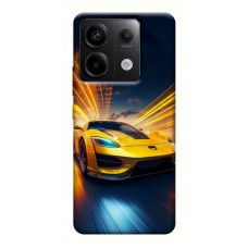 TPU чохол Demsky Yellow Porsche для Xiaomi Redmi Note 13 Pro 4G