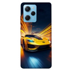 TPU чохол Demsky Yellow Porsche для Xiaomi Poco X5 Pro 5G