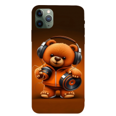 TPU чохол Demsky ведмежа меломан 2 (bear listening music) для Apple iPhone 11 Pro max