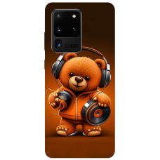 TPU чохол Demsky ведмежа меломан 2 (bear listening music) для Samsung Galaxy S20 Ultra
