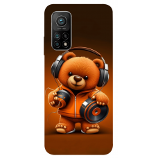TPU чохол Demsky ведмежа меломан 2 (bear listening music) для Xiaomi Mi 10T Pro