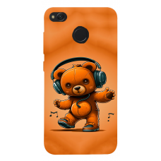 TPU чохол Demsky ведмежа меломан (bear listening music) для Xiaomi Redmi 4X