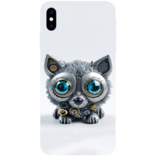 TPU чехол Demsky Механічний вовк (mechanical wolf) для Apple iPhone x