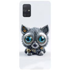 TPU чехол Demsky Механічний вовк (mechanical wolf) для Samsung Galaxy A71