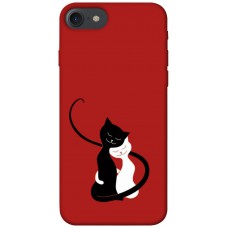 TPU чохол Demsky Влюбленные коты для Apple iPhone 7 / 8 (4.7")