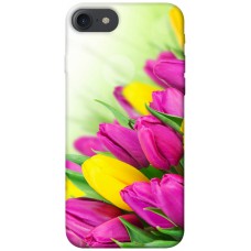 TPU чохол Demsky Красочные тюльпаны для Apple iPhone 7 / 8 (4.7")
