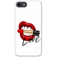 TPU чохол Demsky Красные губы для Apple iPhone 7 / 8 (4.7")
