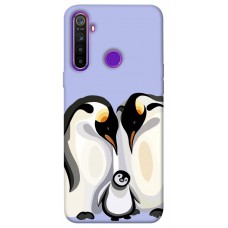 TPU чехол Demsky Penguin family для Realme 5