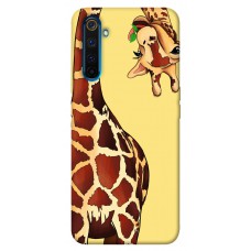 TPU чехол Demsky Cool giraffe для Realme 6 Pro