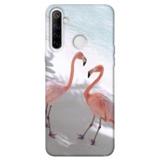 TPU чехол Demsky Flamingos для Realme 6i