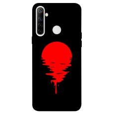 TPU чехол Demsky Red Moon для Realme 6i