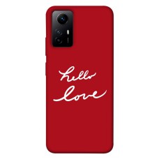 TPU чохол Demsky Hello love для Xiaomi Redmi Note 12S